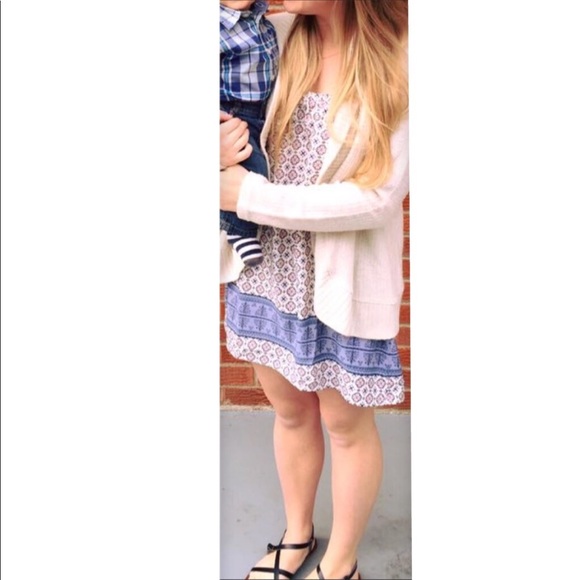 FOREVER 21 Off The Shoulder Patterned Dress - Picture 2 of 3